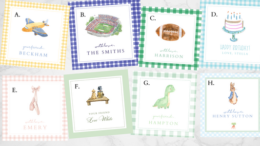 Kids Gift Tags
