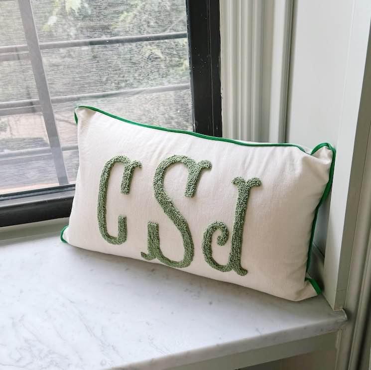 Monogram Pillows