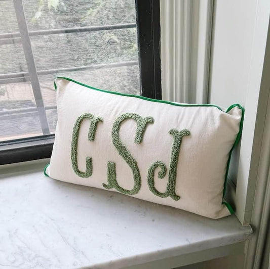 Monogram Pillows