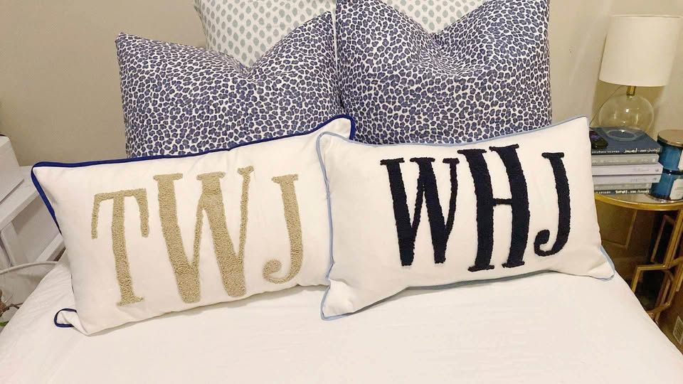 Monogram Pillows