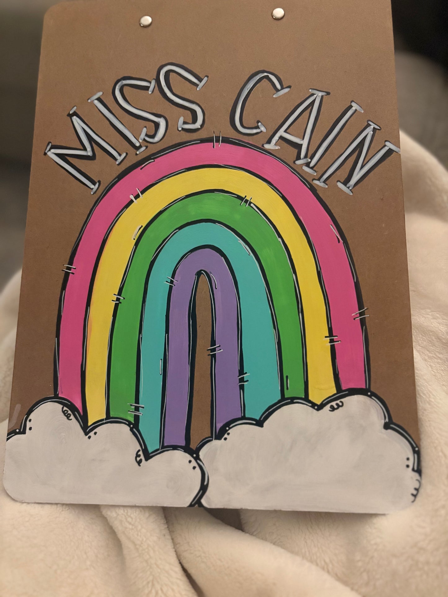 Custom Painted Clipboard