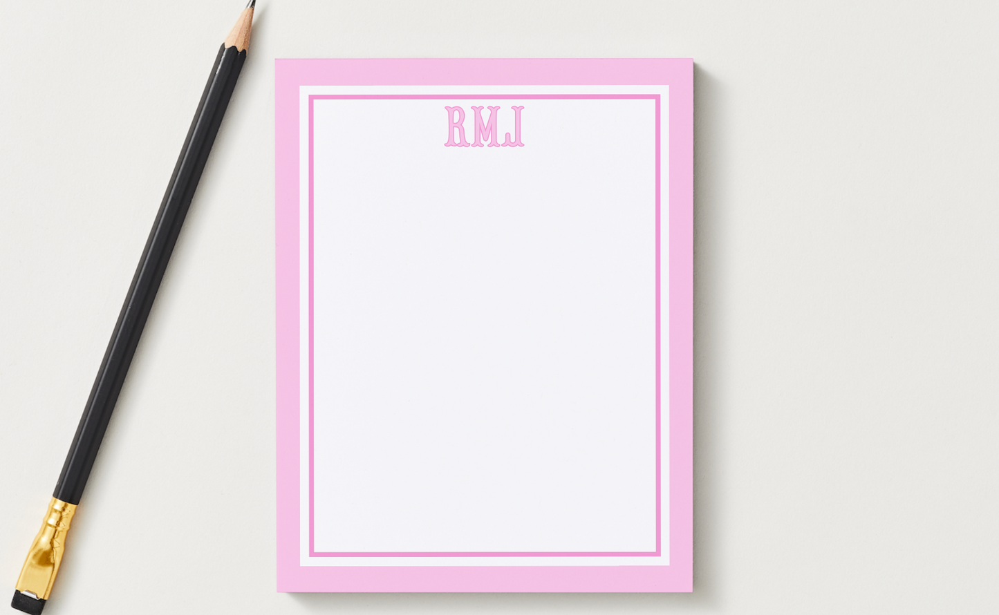NEW Monogram Cards + Notepad