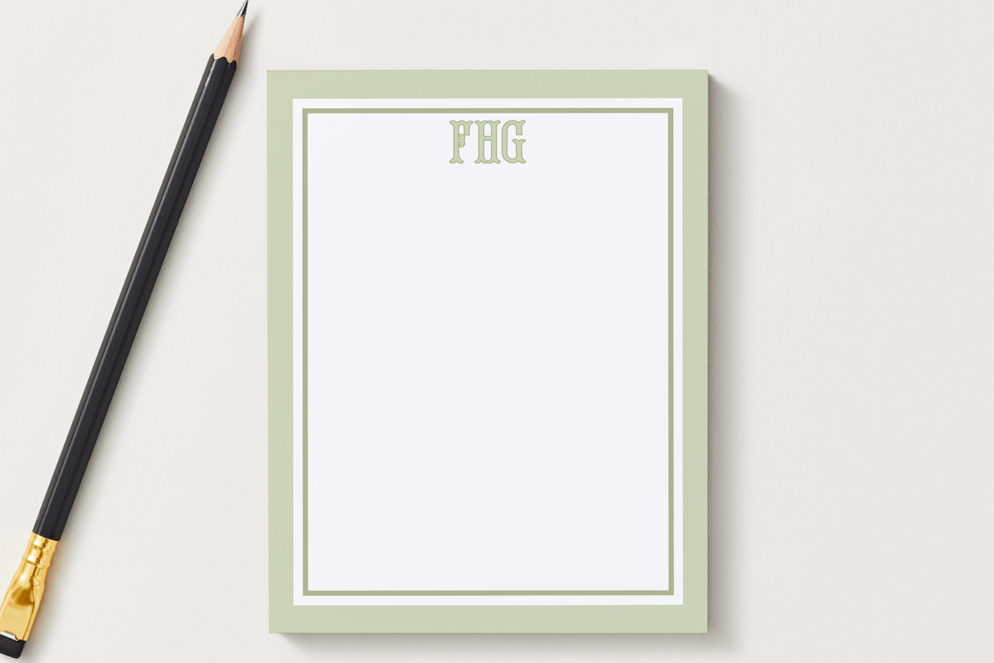 NEW Monogram Cards + Notepad