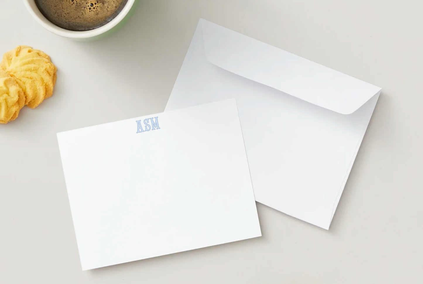 NEW Monogram Cards + Notepad