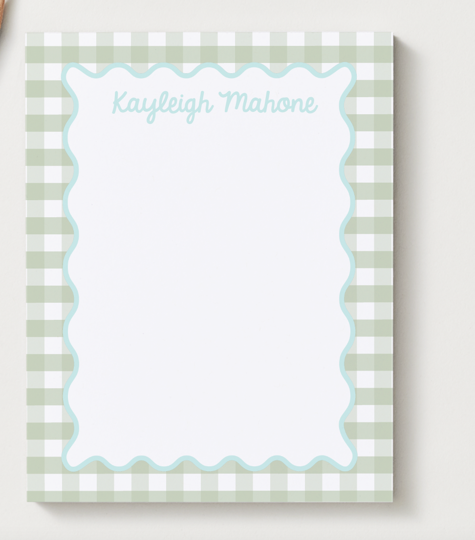 NEW Preppy Notepad (50 pages)